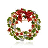 Bow tie wreath brooch