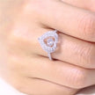 Double Heart Diamond Ring