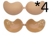 Backless Strapless Bra Seamless Front Closure Bralette Underwear