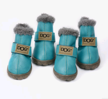 Dog Thick Snow Boots Keep Warm Teddy Autumn   Shoes
