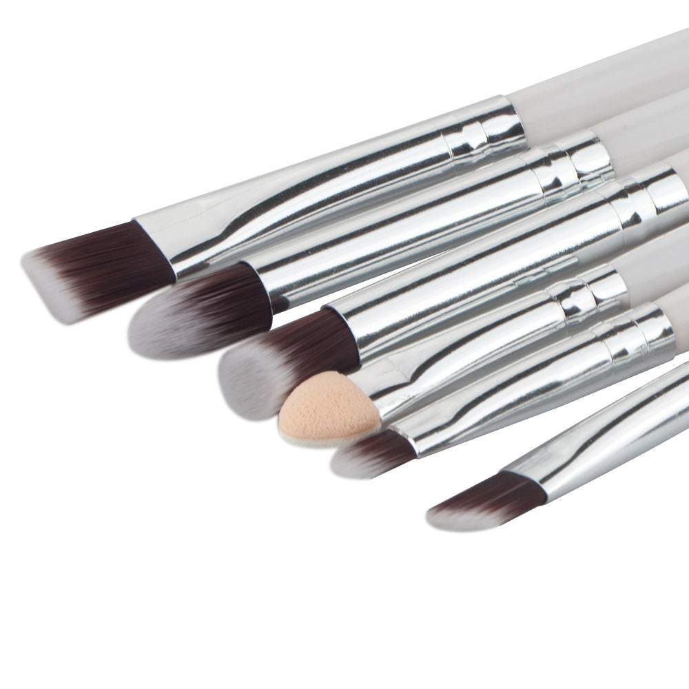 6PCS eye makeup cosmetics Alpscommerce Brushes Set for Eyeshadow eyebrow lip eyeliner brush beauty make up tools