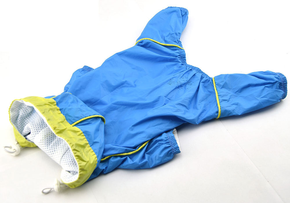 PVC raincoat double thick mesh pet raincoat