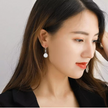 Pearl Earrings With Female Korean White Copper Plating