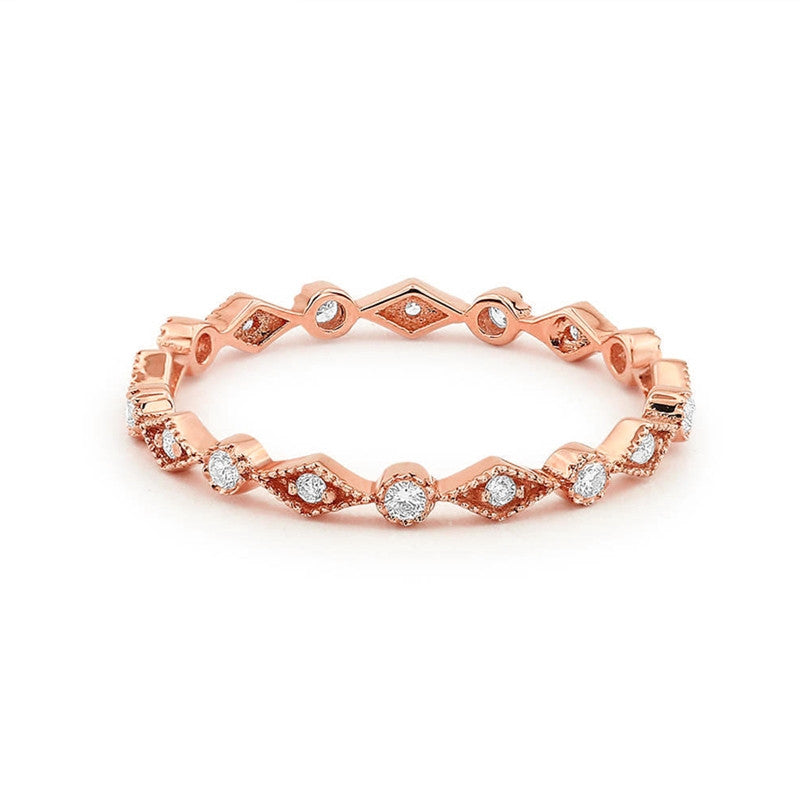 Female Silver 14K Ring