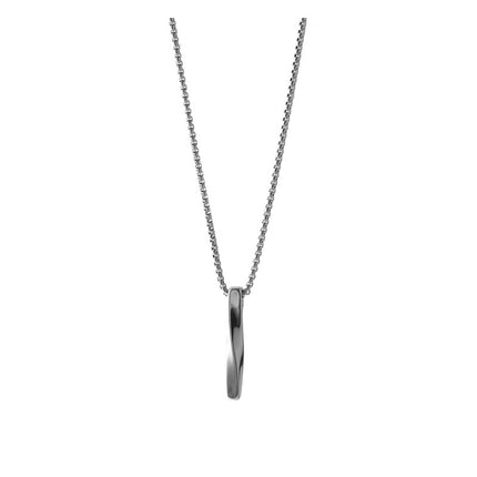 Men And Women Simple Personality Spiral Long Pendant Necklace