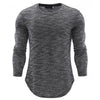 New Round Neck Slim Long-sleeved Men's T-shirt