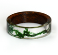 Handmade Wood and Resin Ring