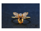Honey Bee Citrine Ring