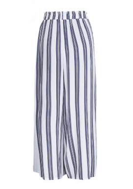 Wide leg pants women Summer beach high waist trousers