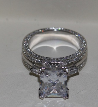 Openwork diamond ring trend simple and versatile ring