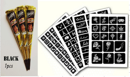 Authentic Indian Crimson Henna Tattoo Cream