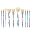 10 Crystal makeup brushes with diamond handle