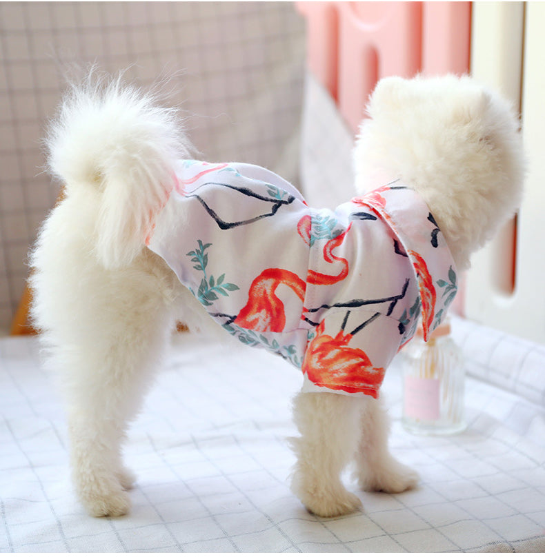 Dog than the bear pomei thin summer cute shirt