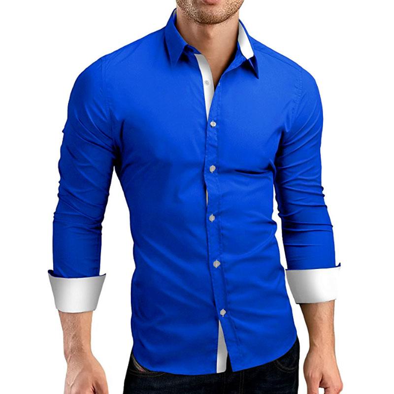 Long Sleeve Plus Size Shirt Men's Shirt