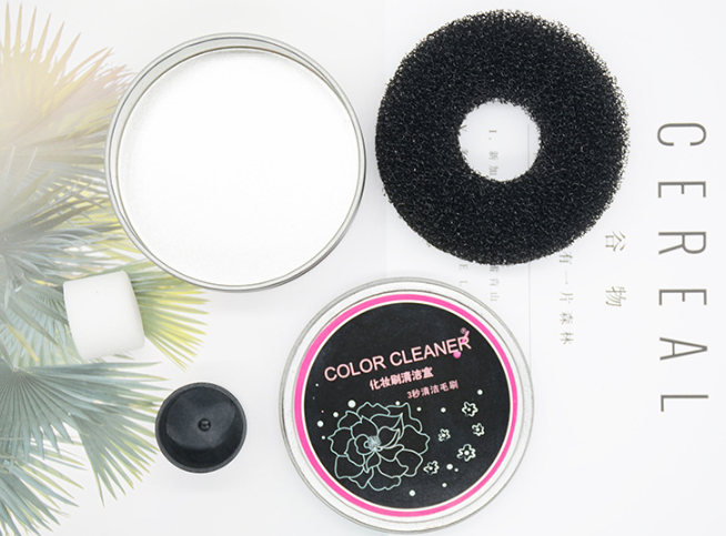 Cleaning Makeup Brush Sponge Cleaning Box Portable Makeup Cleaning Pad Makeup Brush Cleaning Box