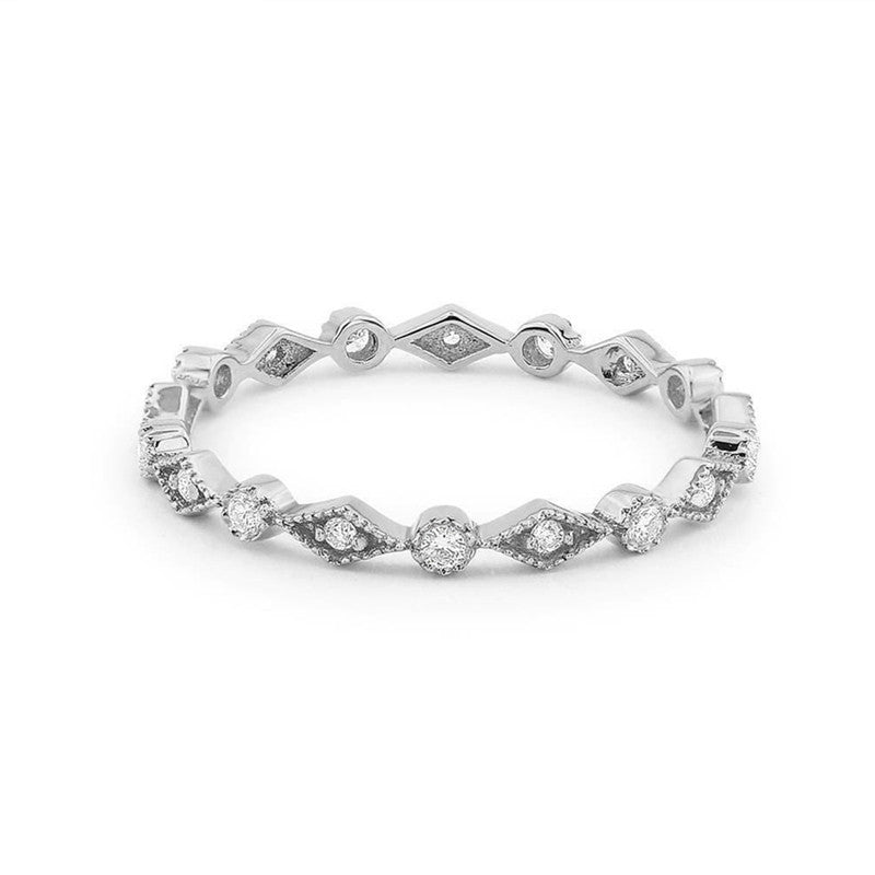 Female Silver 14K Ring