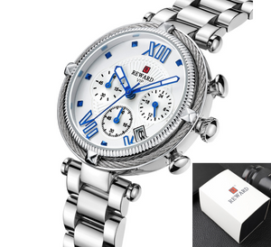 REWARD six-pin waterproof quartz watch