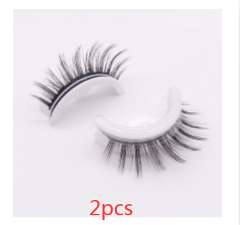 Reusable 3D silk Mink Lashes Natural False Eyelashes