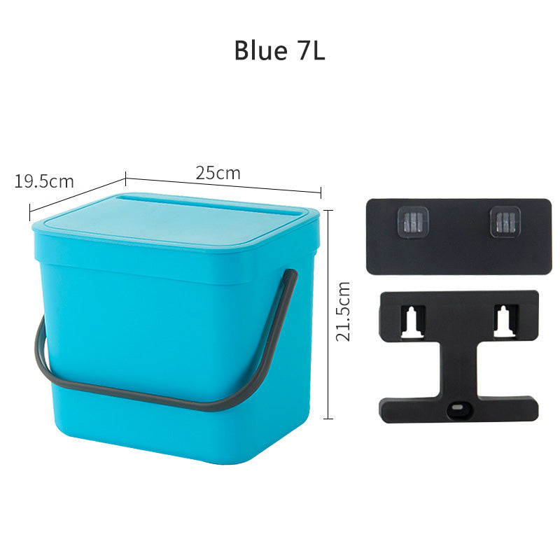 Nordic Style Wall Mounted Trash Can Home Kitchen Bathroom Living Room Waste Bin
