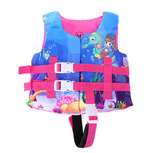 alpscommerce Kids Life Vest Floating Girls Jacket Boy Swimsuit Sunscreen Floating Power Swimming Pool Accessories for Drifting Boating