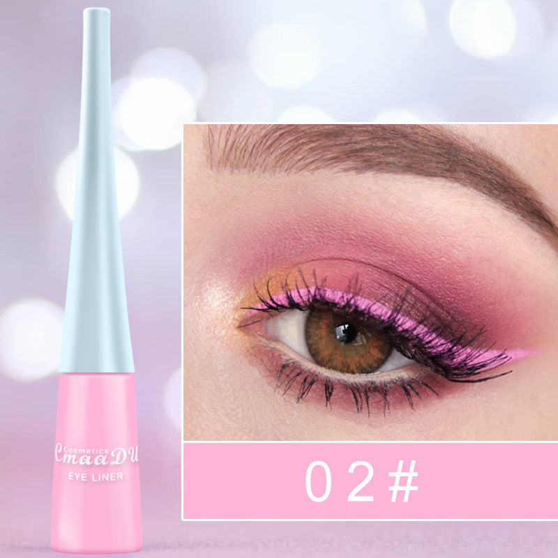 Colored Eyeliner Matte Quick-Dry Liquid Eyeliner