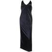 Satin Maxi Dress Women  Party Dresses Off Shoulder V Neck