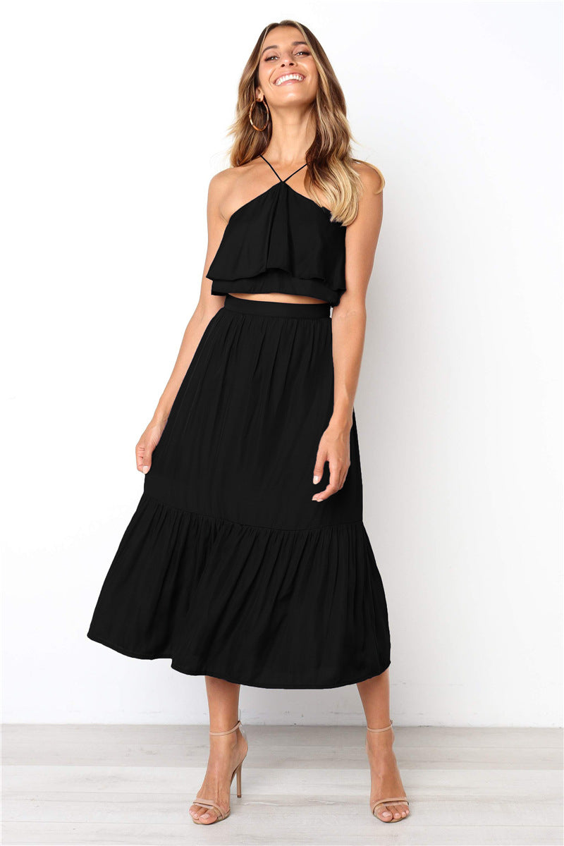 Women's chest strapless strapless two pieces