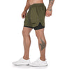 Quick-drying Double-layer Fitness Pants Men's Outdoor