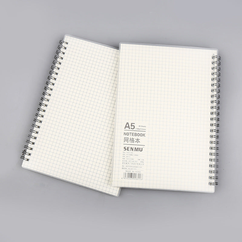 Creative Coil Horizontal Line Grid Dot Matrix Notebook