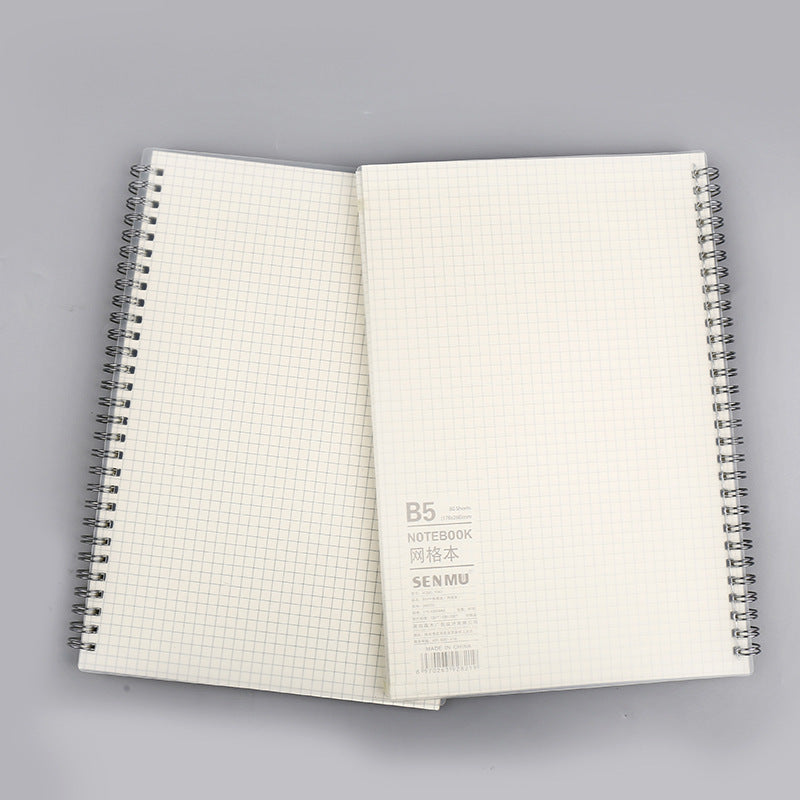 Creative Coil Horizontal Line Grid Dot Matrix Notebook