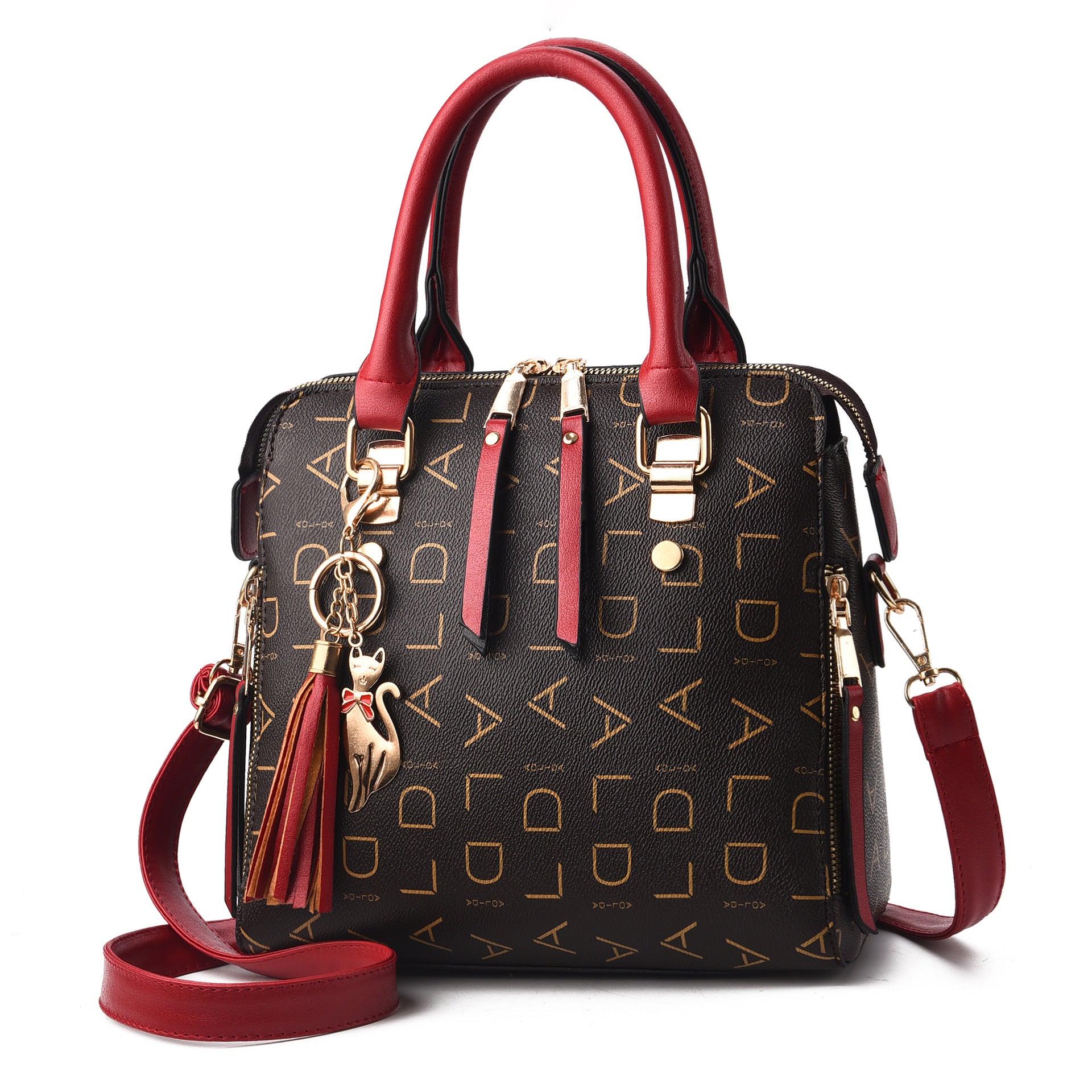 Women''s Bag Alpscommerce New Women''s Bag Leisure Shoulder Bag Large Capacity PU Leather Handbag Cross Bag