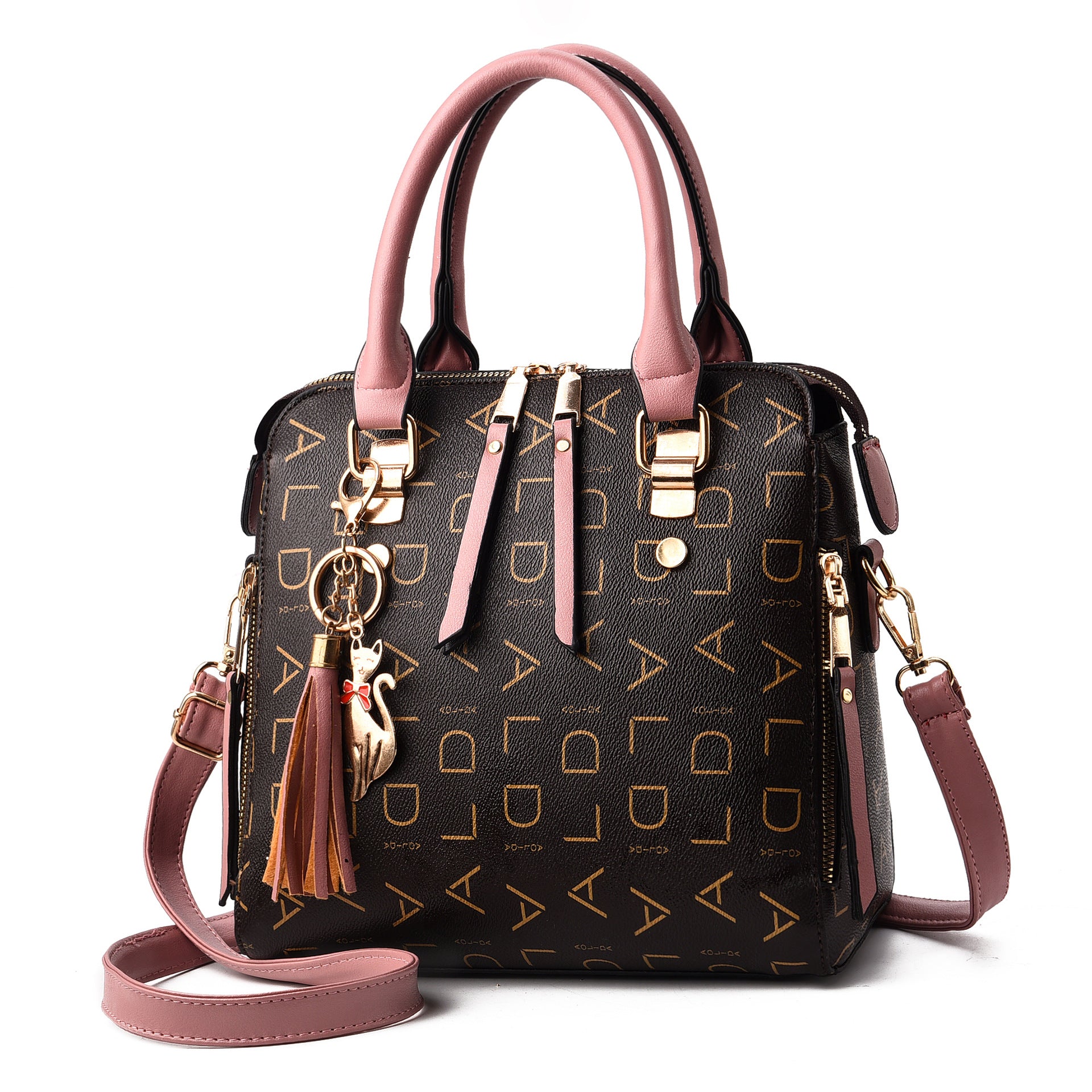 Women''s Bag Alpscommerce New Women''s Bag Leisure Shoulder Bag Large Capacity PU Leather Handbag Cross Bag