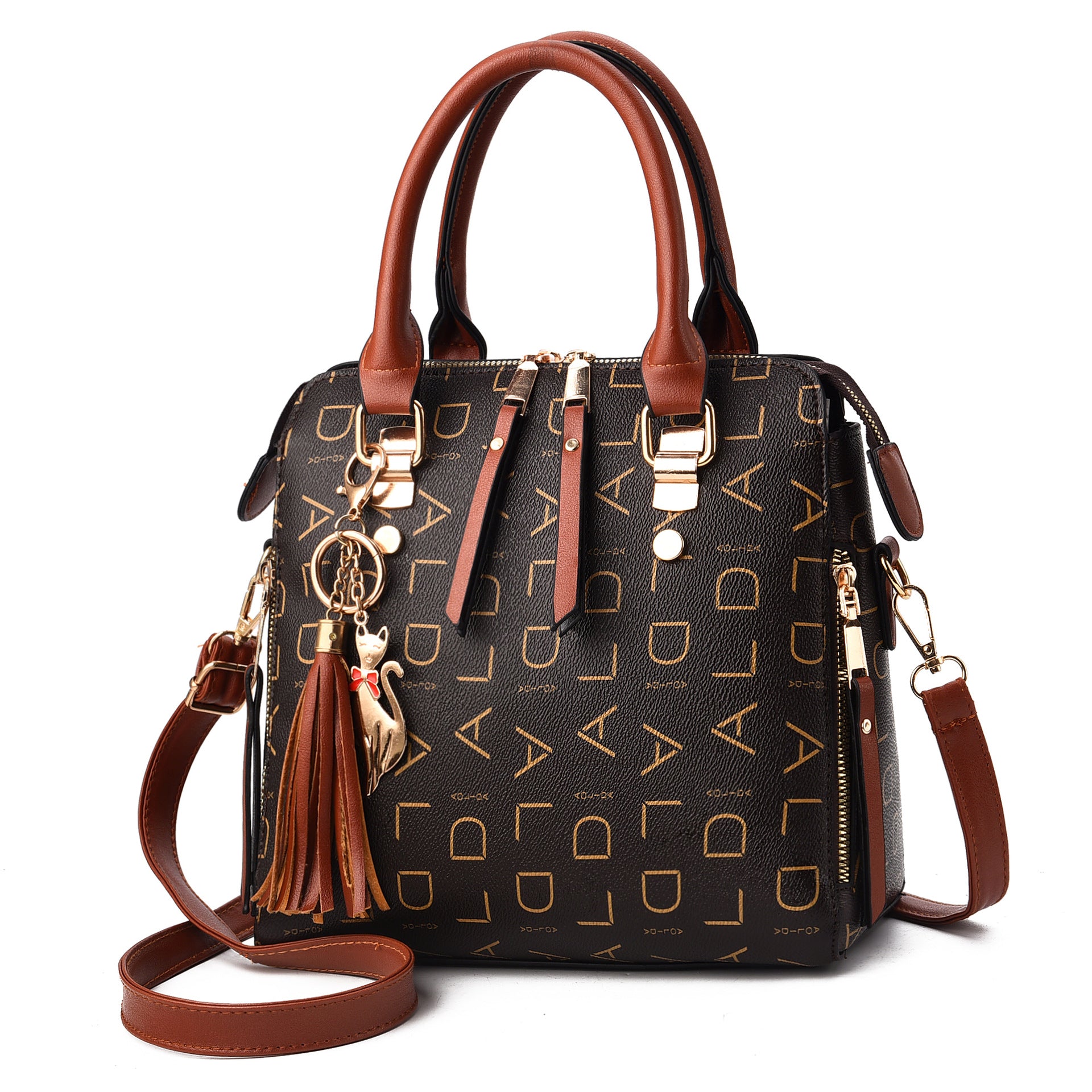 Women''s Bag Alpscommerce New Women''s Bag Leisure Shoulder Bag Large Capacity PU Leather Handbag Cross Bag