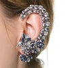 Little Bird Crescent Moon Pearl Lizard Ear Clip Ear Hook
