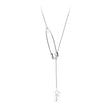 Small Design Sense Pin Necklace Female Sterling Silver Necklace