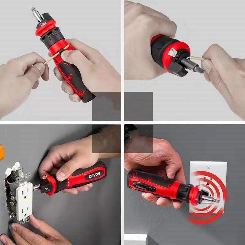Electric Screwdriver Box Electric Screwdriver Set Rechargeable Drill Tool Box – ALPSCOMMERCE