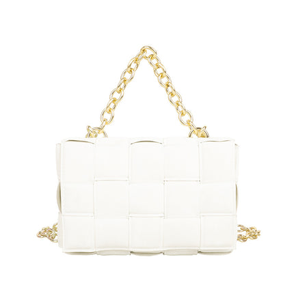 Woven soft top chain pack with versatile cross shoulder