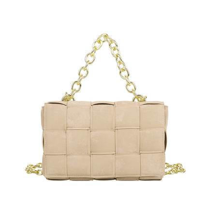 Woven soft top chain pack with versatile cross shoulder