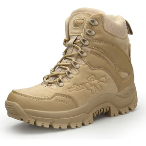 Large Size High Top Outdoor CombatOutdoor Boots Camping Desert Boots