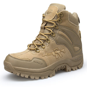 Large Size High Top Outdoor CombatOutdoor Boots Camping Desert Boots