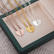 Pendant Best Friend Two Petal Love Stitching Necklace For Girlfriends