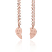 Pendant Best Friend Two Petal Love Stitching Necklace For Girlfriends
