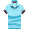 Summer Men''s Short Sleeve T-Shirt Cotton Lapel Polo Men''s Fashion Men''s Half Sleeve Business Collar T-Shirt
