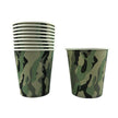 Camouflage Party Tableware Set PARTY Decorative Paper Plate Paper Cup Paper Towel