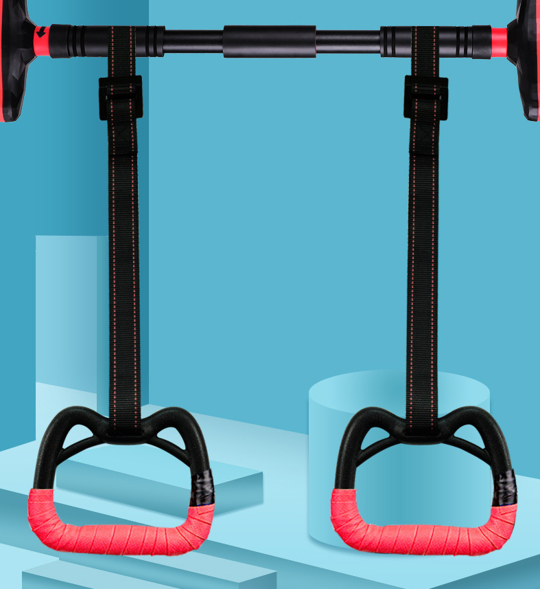 Gymnastics Rings Non-Slip Bear Adjustable 200KG Exercise Rings For Home Kids For Gymnasiums Sports Fields Family Pull-ups