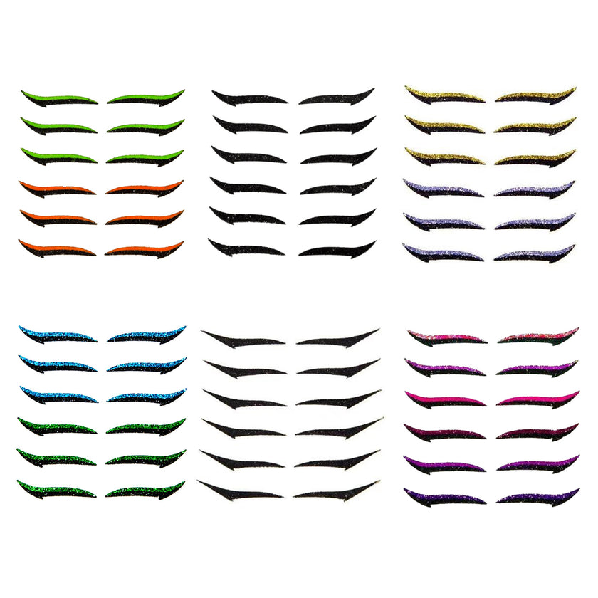 Reusable Eyeliner Stickers Eye Shadow Eyeliner Stickers Trendy Big Eye Makeup Natural Stickers Lazy Stickers