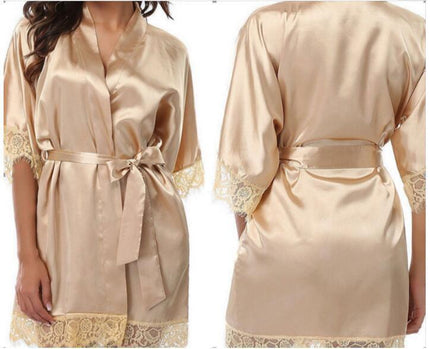Faux Ice Silk Plus Size Nightgown pajamas