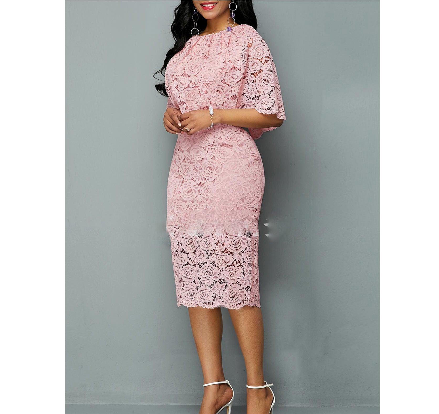 MD African Lace Dresses For Women