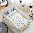 Portable Baby Sleeping Nest with Quilt Infant Cradle Newborn Bassinet with Removable Cover Toddler Nest baby nursery crib