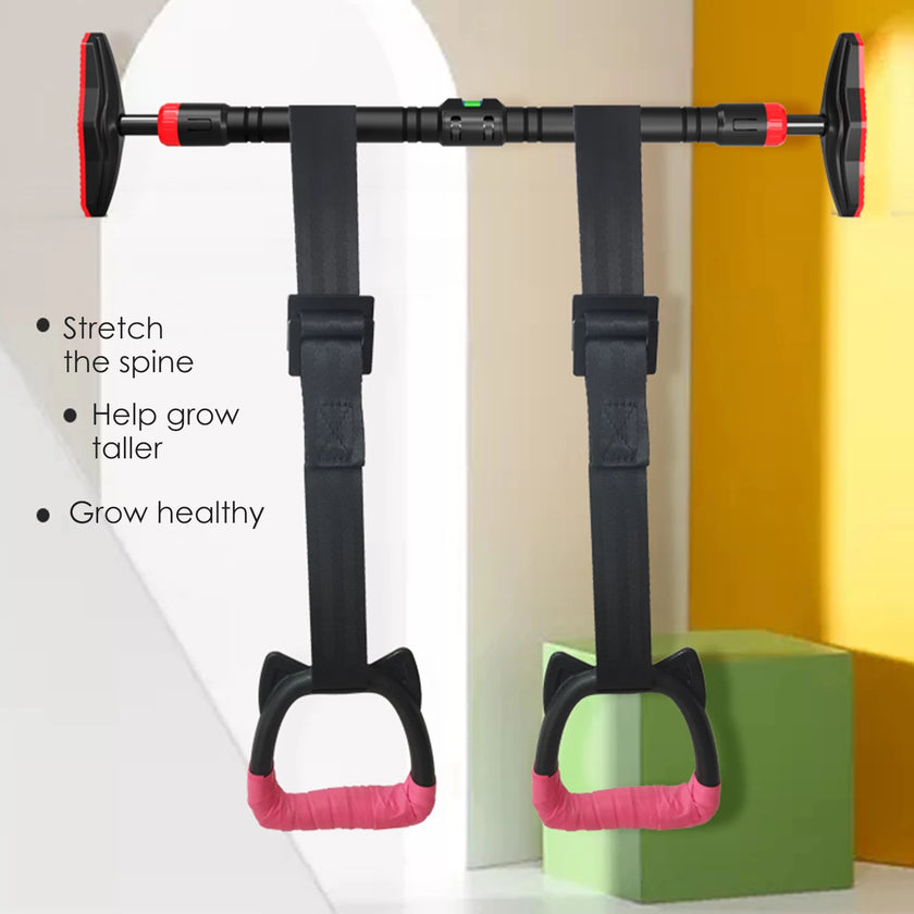 Gymnastics Rings Non-Slip Bear Adjustable 200KG Exercise Rings For Home Kids For Gymnasiums Sports Fields Family Pull-ups